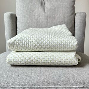 Set of 96” PB Audrey Chenille Blackout Curtains